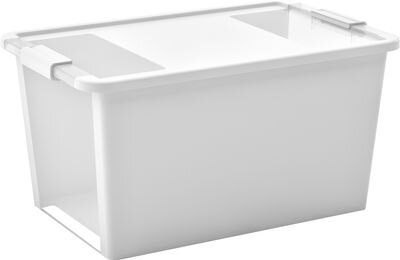 Box KIS Bi-Box L, 40L, biely, 35x55x28 cm, s vekom