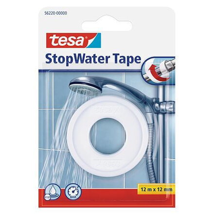 Teflónová páska tesa® StopWater, biela, 12 mm, L-12 m