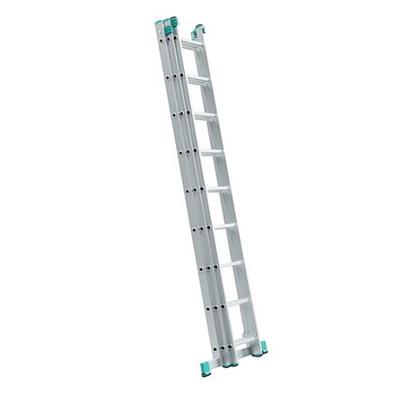 Hliníkový rebrík ALVE 7611, 3x11, univerzálny, A315 B711