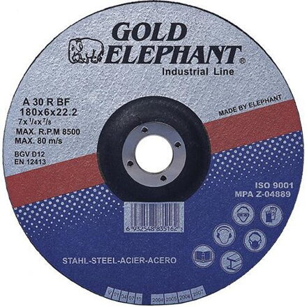 Rezný kotúč na kov Gold Elephant Blue 41A 150x1,6x22,2 mm, oceľ, A30TBF